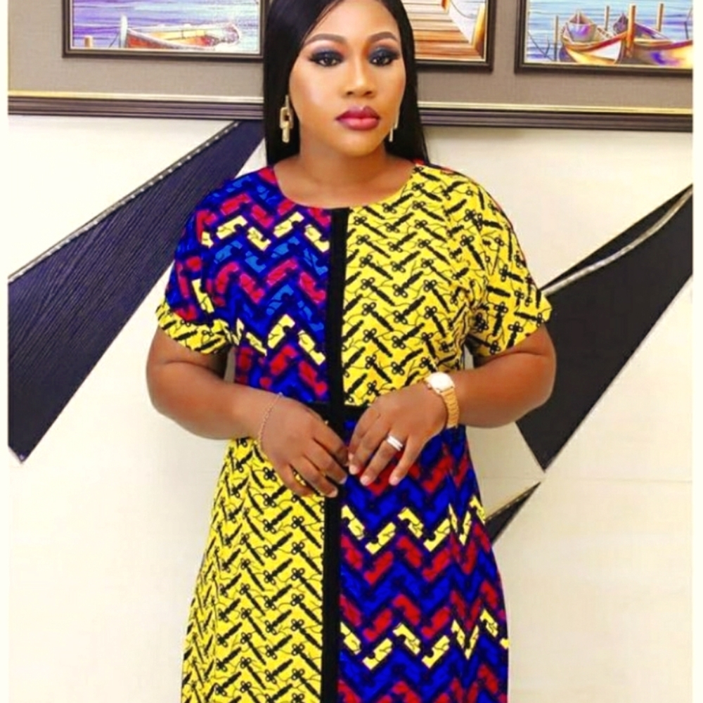 Ankara dress with pockets